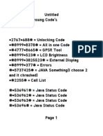 Samsung Codes