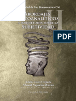 Abordajes Psicoanalíticos A Inquietudes Sobre La Subjetividad II