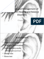 Assessment and Management of Patients With Hearing and Balance Disorders Web