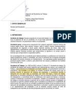 Taller Seguridad Industrial Accidente de Trabajo 2020-A