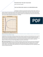 Evaluating Motor and Transformer Inrush Currents