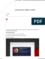 Install Firefox in Redhat 8