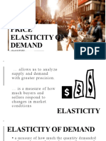 Price Elasticity of Demand