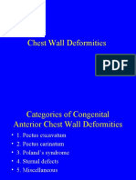 Chest Wall Deformities