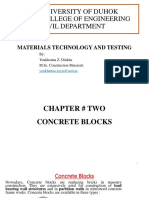 2-Concrete Blocks and Testing