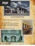 Palacio de Arzobispado de Nueva Segovia Vigan: Name of Architect/Builder: Location