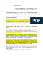 El Concepto de Enseñanza Depende Del Concepto de Aprendizaje