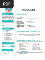 ABDUL AZIZ Updated CV