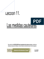 Las Medidas Cautelares