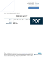 B1 Rédiger Un CV Étudiant PDF