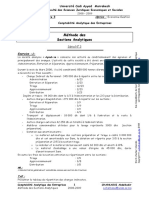 Comptabilité Analytique Répartition Primaire Secondaire Série N°3