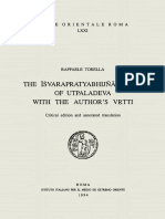 The Isvarapratyabhijnakarika of Utpaladeva With The Author'S Vrtti