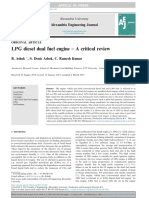 LPG Diesel Dual Fuel Engine - A Critical Review: Alexandria Engineering Journal