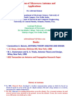 Introduction of Microwave Antenna and Applications