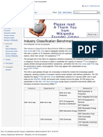 Industry Classification Benchmark - Wikipedia, The Free Encyclopedia