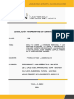 T2 - LegislacionyNormativaenComunicaciones - DeLaCruzRubio FranmichaelOmar