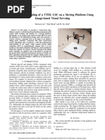 Autonomous Landing of A VTOL UAV On A Moving Platform Using Image-Based Visual Servoing