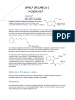 Química Orgánica e Inorganica