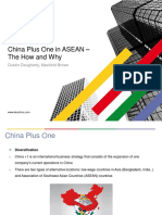 China Plus One in ASEAN Ci The How and Why