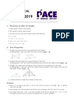 1 Theorems On Sides of Triangle: Problems