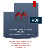 Introduccion A Sistemas CAD-CAE - Jonathan Andres Gonzalez Velasco PDF