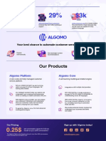 Algomo One Page Brochure