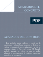 Acabados Del Concreto II