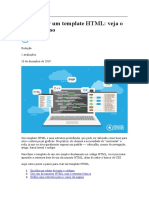 Como Criar Um Template HTML