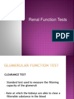 Renal Function Test