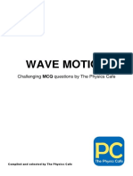 Wave Motion: Challenging MCQ Questions by The Physics Cafe