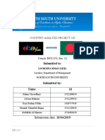 Submitted To:: Country Analysis Project On