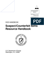 Suspect/Counterfeit Items Resource Handbook