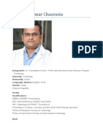 DR - Amit Kumar Chaurasia - Artemis - Cardiology