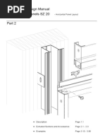 Facade, Tray Panels SZ 20 Design Manual: - Horizontal Panel Layout