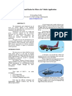 Ultra Wideband Radar For Micro Air Vehicle Applications