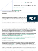 Abnormal Uterine Bleeding in Reproductive-Age Women - Terminology and PALM-COEIN Etiology Classification - UpToDate