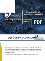 Minimización Del Trabajo Del Compresor