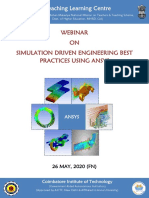 Webinar On Simulation Driven Engineering Practices Using Ansys