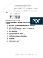 Comprehensive Budgeting Example: © The Mcgraw-Hill Companies, Inc., 2006. All Rights Reserved