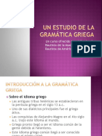 Un Estudio de La Gramática Griega (4161)