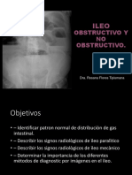 Clase Ileo Obstructivo y No Obstructivo