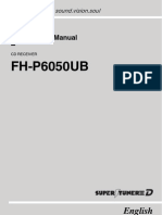 FH-P6050UB: Operation Manual