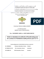 Memoire: Université Aboubakr Belkaïd - Tlemcen - Faculté de TECHNOLOGIE