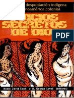 Autores Varios. Juicios Secretos de Dios. Epidemias y Despoblación Indígena en Hispanoamérica Colonial PDF