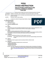 Service Instruction: Selection of Suitable Operating Fluids For Rotax 2-Stroke Ul Engines SI-2ST-008