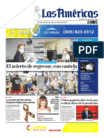 DIARIO LAS AMÉRICAS Edición Impresa Del 29 de Mayo Al 4 de Junio de 2020