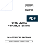 Force Limited Vibration Testing: Nasa Technical Handbook