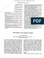 Total Fasting The of Obesity: Treatment