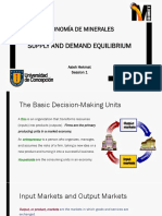 Economía de Minerales: Supply and Demand Equilibrium