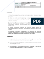 Extraccion y Separacion de Pigmentos Fotosinteticos